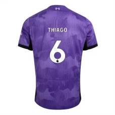 Liverpool FC Thiago 6 Kolmas Pelipaita 2023-24 Jalkapallo Pelipaidat Peliasut