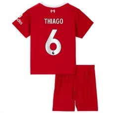 Liverpool FC Thiago 6 Lasten Kotipelipaita 2023-24 Jalkapallo Pelipaidat Peliasut