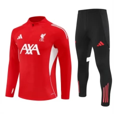 Liverpool FC Verryttelypuku 2025-26 - 1-4 Zip Punainen