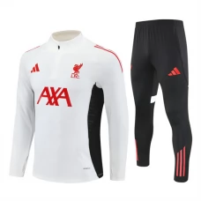 Liverpool FC Verryttelypuku 2025-26 - 1-4 Zip Valkoinen