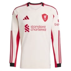 Liverpool FC Vieraspelipaita 2025-26 Jalkapallo Pelipaidat Peliasut(L/S)