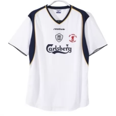Liverpool FC Vieraspelipaita Retro 2001-02 Jalkapallo Pelipaidat Peliasut