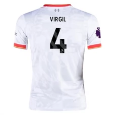 Liverpool FC Virgil 4 Kolmas Pelipaita 2024-25 Jalkapallo Pelipaidat Peliasut