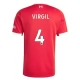 Liverpool FC Virgil 4 Kotipelipaita 2025-26 Jalkapallo Pelipaidat Peliasut
