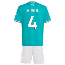 Liverpool FC Virgil 4 Lasten Kolmas Pelipaita 2025-26 Jalkapallo Pelipaidat Peliasut