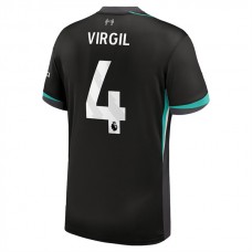 Liverpool FC Virgil 4 Vieraspelipaita 2024-25 Jalkapallo Pelipaidat Peliasut