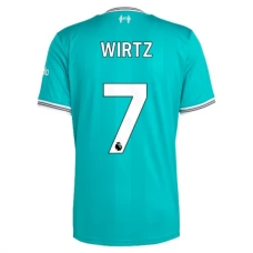 Liverpool FC Wirtz 7 Kolmas Pelipaita 2025-26 Jalkapallo Pelipaidat Peliasut