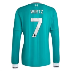 Liverpool FC Wirtz 7 Kolmas Pelipaita 2025-26 Jalkapallo Pelipaidat Peliasut(L/S)
