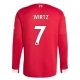 Liverpool FC Wirtz 7 Kotipelipaita 2025-26 Jalkapallo Pelipaidat Peliasut(L/S)