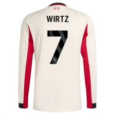 Liverpool FC Wirtz 7 Vieraspelipaita 2025-26 Jalkapallo Pelipaidat Peliasut(L/S)