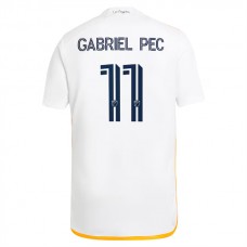Los Angeles Galaxy Gabriel Pec 11 Kotipelipaita 2024-25 Jalkapallo Pelipaidat Peliasut
