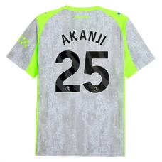Manchester City FC Akanji 25 Kolmas Pelipaita 2025-26 Jalkapallo Pelipaidat Peliasut
