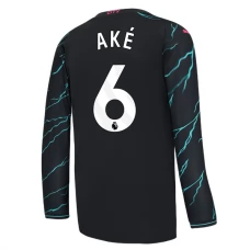 Manchester City FC Aké 6 Kolmas Pelipaita 2023-24 Jalkapallo Pelipaidat Peliasut(L/S)
