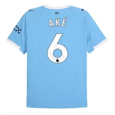 Manchester City FC Aké 6 Kotipelipaita 2025-26 Jalkapallo Pelipaidat Peliasut