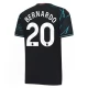 Manchester City FC Bernardo 20 Kolmas Pelipaita 2023-24 Jalkapallo Pelipaidat Peliasut
