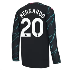 Manchester City FC Bernardo 20 Kolmas Pelipaita 2023-24 Jalkapallo Pelipaidat Peliasut(L/S)