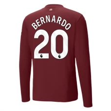 Manchester City FC Bernardo 20 Kolmas Pelipaita 2024-25 Jalkapallo Pelipaidat Peliasut(L/S)