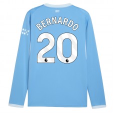 Manchester City FC Bernardo 20 Kotipaita 2026-27 Pelipaita Long Sleeve