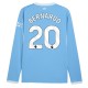 Manchester City FC Bernardo 20 Kotipaita 2026-27 Pelipaita Long Sleeve