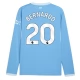 Manchester City FC Bernardo 20 Kotipaita 2026-27 Pelipaita Long Sleeve