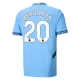 Manchester City FC Bernardo 20 Kotipelipaita 2024-25 Jalkapallo Pelipaidat Peliasut