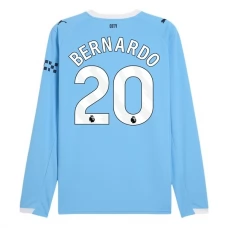 Manchester City FC Bernardo 20 Kotipelipaita 2025-26 Jalkapallo Pelipaidat Peliasut(L/S)