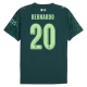 Manchester City FC Bernardo 20 Kotipelipaita Fourth 2025-26 Jalkapallo Pelipaidat Peliasut