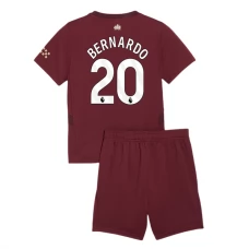 Manchester City FC Bernardo 20 Lasten Kolmas Pelipaita 2024-25 Jalkapallo Pelipaidat Peliasut
