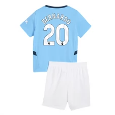 Manchester City FC Bernardo 20 Lasten Kotipelipaita 2024-25 Jalkapallo Pelipaidat Peliasut