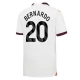 Manchester City FC Bernardo 20 Vieraspelipaita 2023-24 Jalkapallo Pelipaidat Peliasut