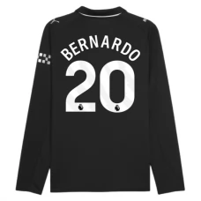 Manchester City FC Bernardo 20 Vieraspelipaita 2025-26 Jalkapallo Pelipaidat Peliasut(L/S)