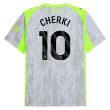 Manchester City FC Cherki 10 Kolmas Pelipaita 2025-26 Jalkapallo Pelipaidat Peliasut