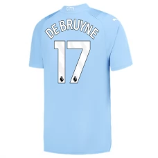 Manchester City FC De Bruyne 17 Kotipelipaita 2023-24 Jalkapallo Pelipaidat Peliasut