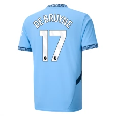 Manchester City FC De Bruyne 17 Kotipelipaita 2024-25 Jalkapallo Pelipaidat Peliasut