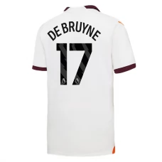 Manchester City FC De Bruyne 17 Vieraspelipaita 2023-24 Jalkapallo Pelipaidat Peliasut
