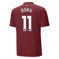 Manchester City FC Doku 11 Kolmas Pelipaita 2024-25 Jalkapallo Pelipaidat Peliasut