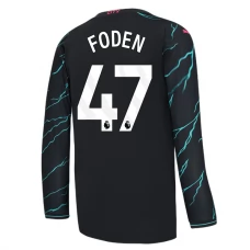 Manchester City FC Foden 47 Kolmas Pelipaita 2023-24 Jalkapallo Pelipaidat Peliasut(L/S)