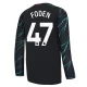 Manchester City FC Foden 47 Kolmas Pelipaita 2023-24 Jalkapallo Pelipaidat Peliasut(L/S)