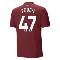 Manchester City FC Foden 47 Kolmas Pelipaita 2024-25 Jalkapallo Pelipaidat Peliasut