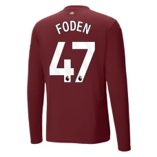 Manchester City FC Foden 47 Kolmas Pelipaita 2024-25 Jalkapallo Pelipaidat Peliasut(L/S)
