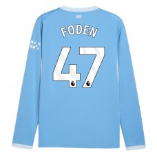 Manchester City FC Foden 47 Kotipaita 2026-27 Pelipaita Long Sleeve
