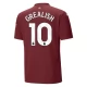 Manchester City FC Grealish 10 Kolmas Pelipaita 2024-25 Jalkapallo Pelipaidat Peliasut