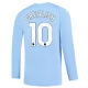 Manchester City FC Grealish 10 Kotipelipaita 2023-24 Jalkapallo Pelipaidat Peliasut(L/S)