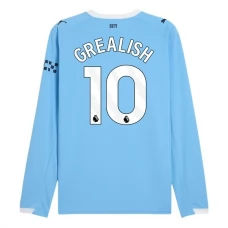 Manchester City FC Grealish 10 Kotipelipaita 2025-26 Jalkapallo Pelipaidat Peliasut(L/S)