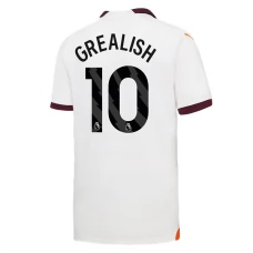 Manchester City FC Grealish 10 Vieraspelipaita 2023-24 Jalkapallo Pelipaidat Peliasut