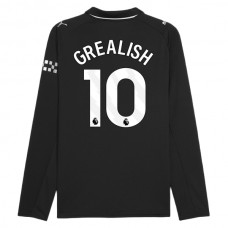 Manchester City FC Grealish 10 Vieraspelipaita 2025-26 Jalkapallo Pelipaidat Peliasut(L/S)