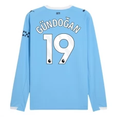 Manchester City FC Gündoğan 19 Kotipelipaita 2025-26 Jalkapallo Pelipaidat Peliasut(L/S)