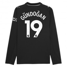 Manchester City FC Gündoğan 19 Vieraspelipaita 2025-26 Jalkapallo Pelipaidat Peliasut(L/S)