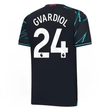 Manchester City FC Gvardiol 24 Kolmas Pelipaita 2023-24 Jalkapallo Pelipaidat Peliasut