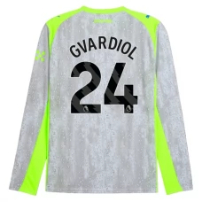 Manchester City FC Gvardiol 24 Kolmas Pelipaita 2025-26 Jalkapallo Pelipaidat Peliasut(L/S)